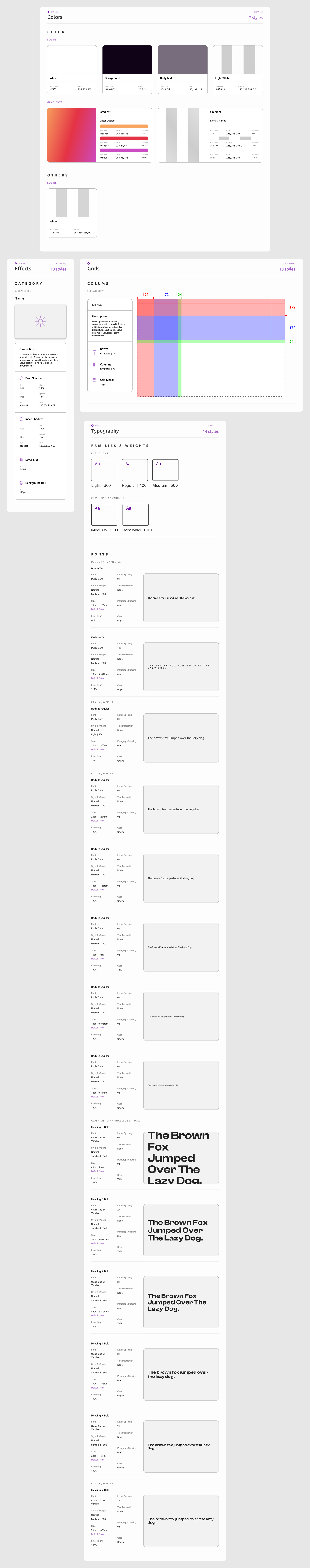 Personal Portfolio Website UI Design
