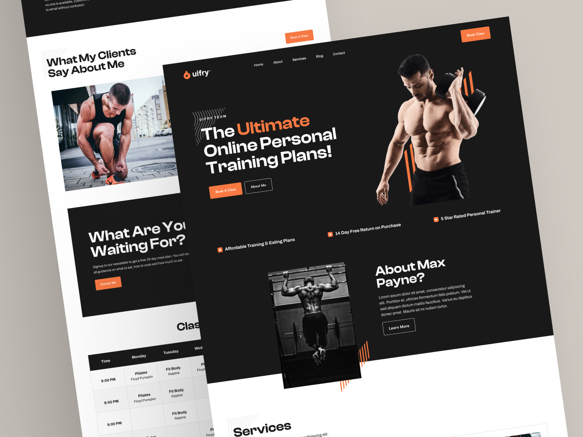 Fitness Website