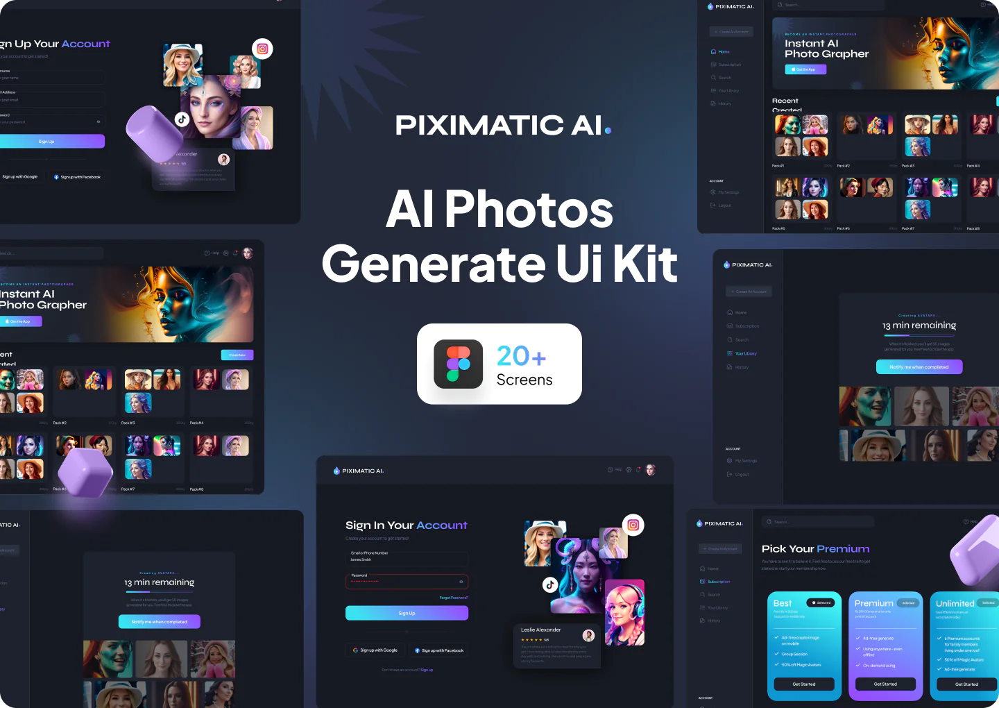 Ai Photo Generator Web app
