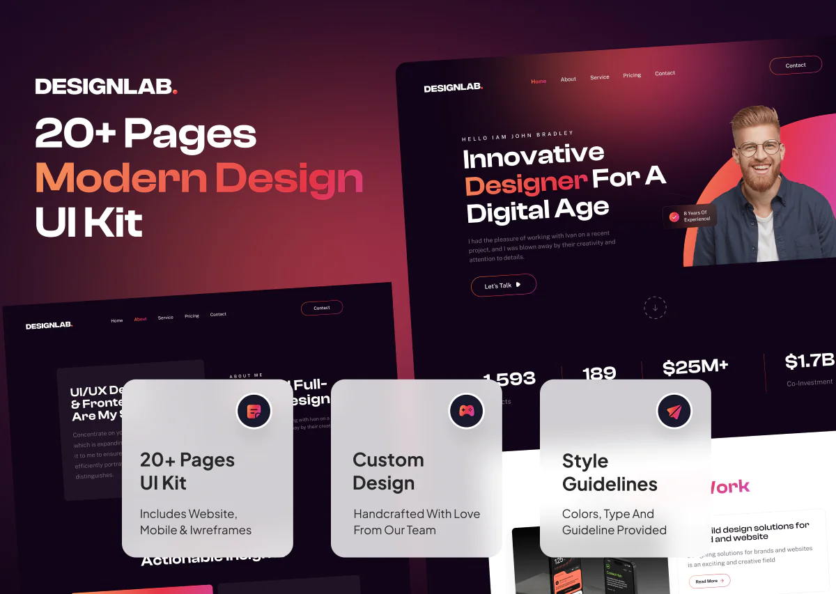 Personal Portfolio Website UI Design