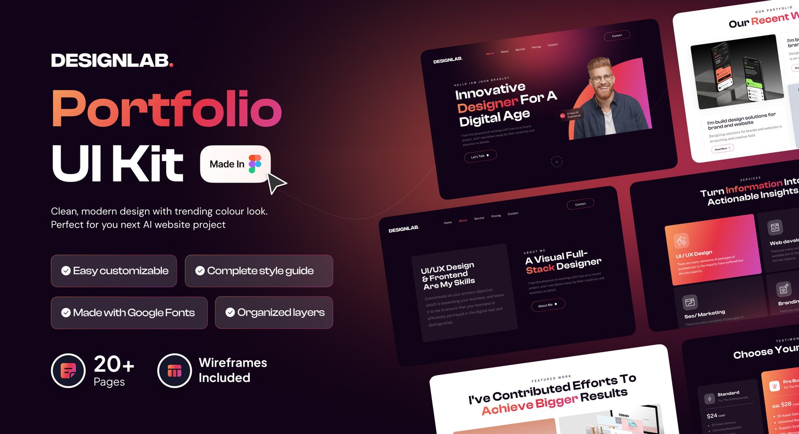 Personal Portfolio Website UI Design