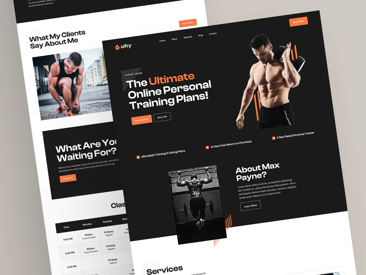 Fitness Website
