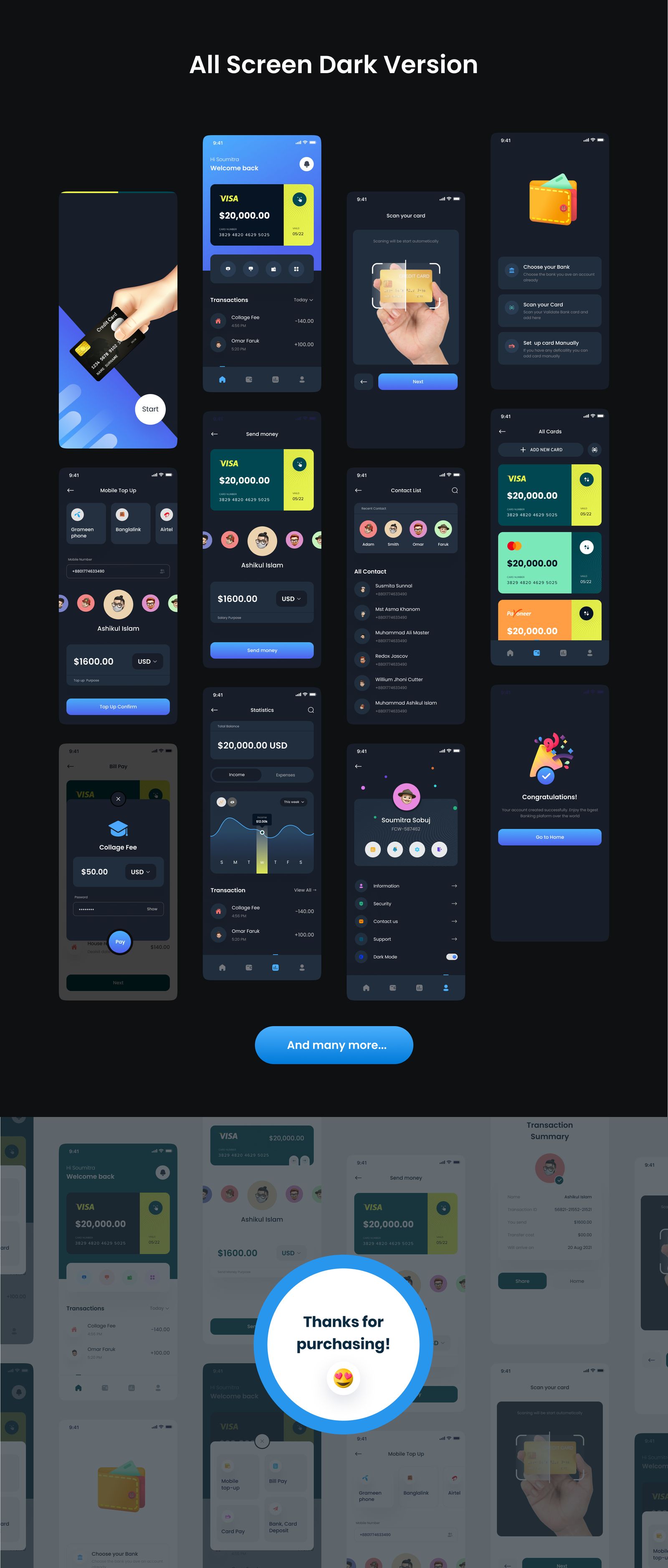 Fintech Mobile App Design