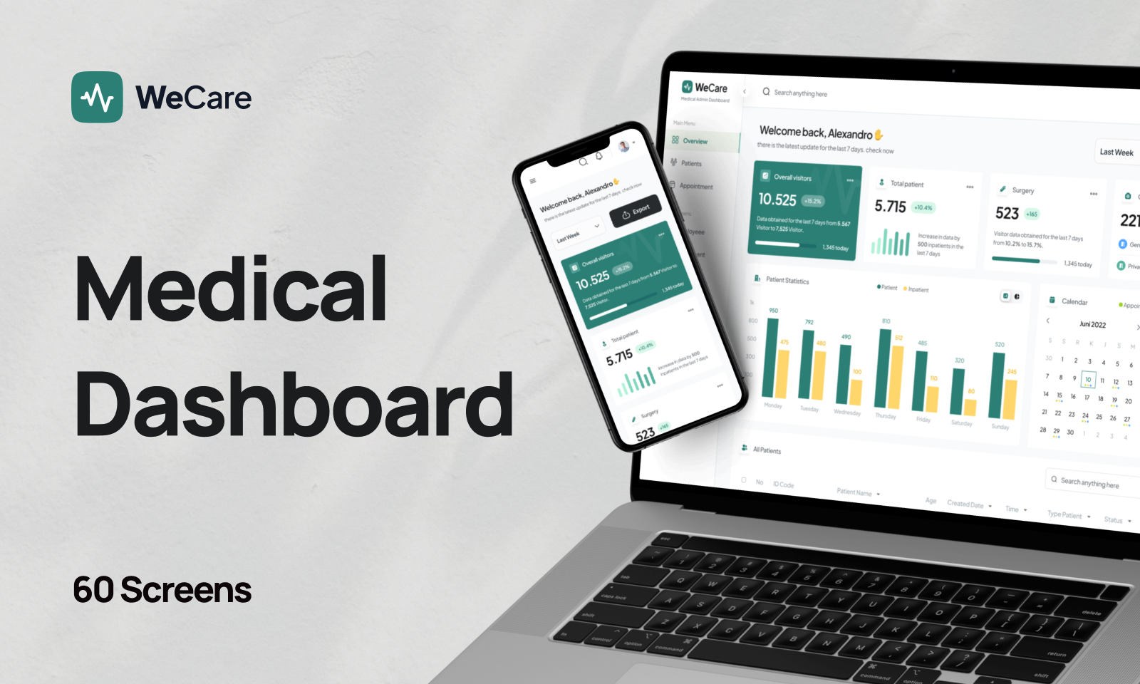 Modern Admin Dashboard UI Design