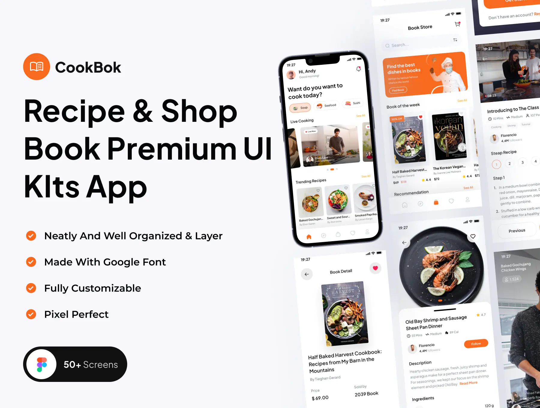 Food Recipe and Ordering app