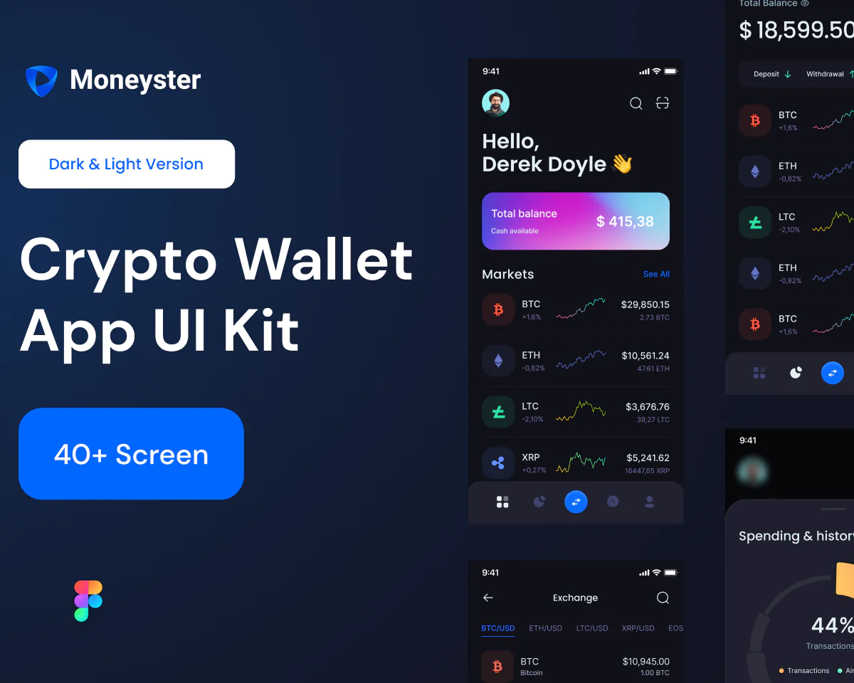 Crypto wallet app uikit