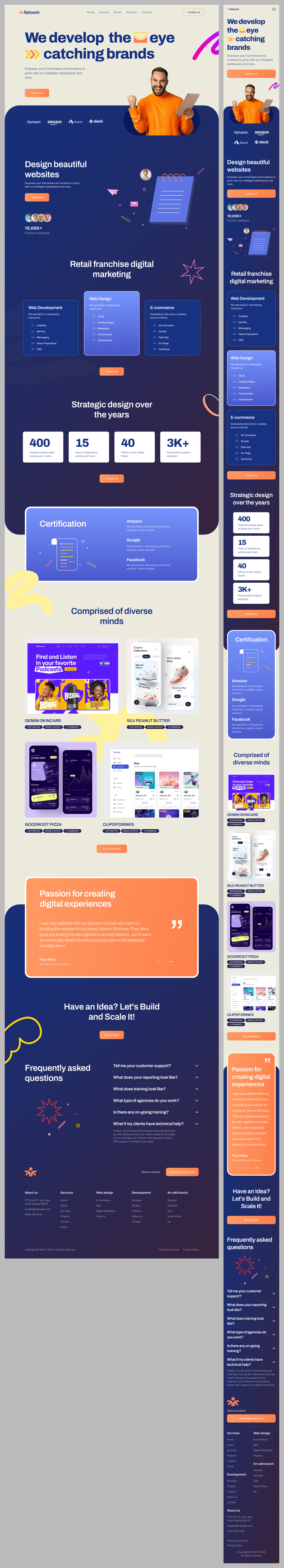 Brand Agency website