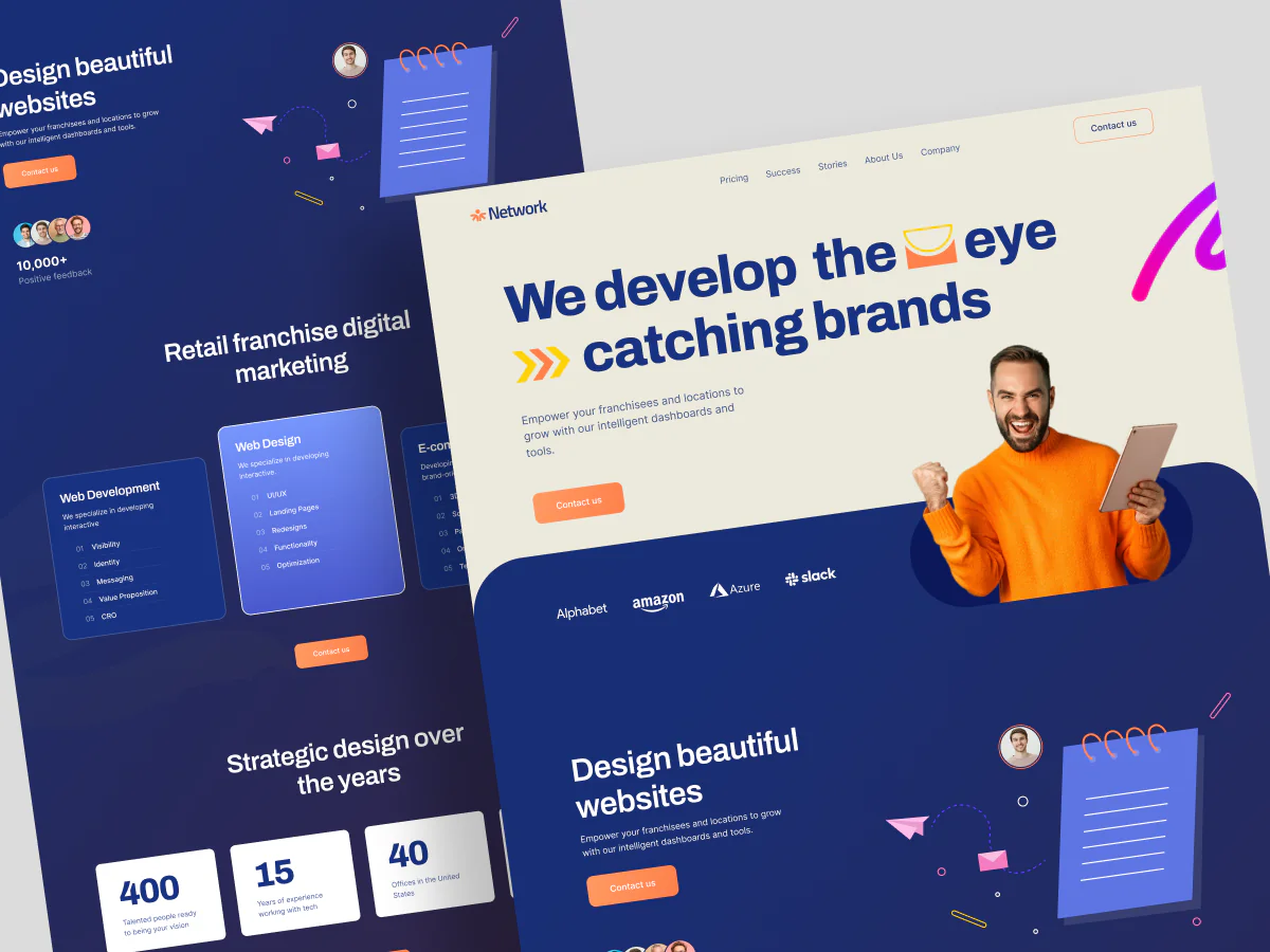 Brand Agency website