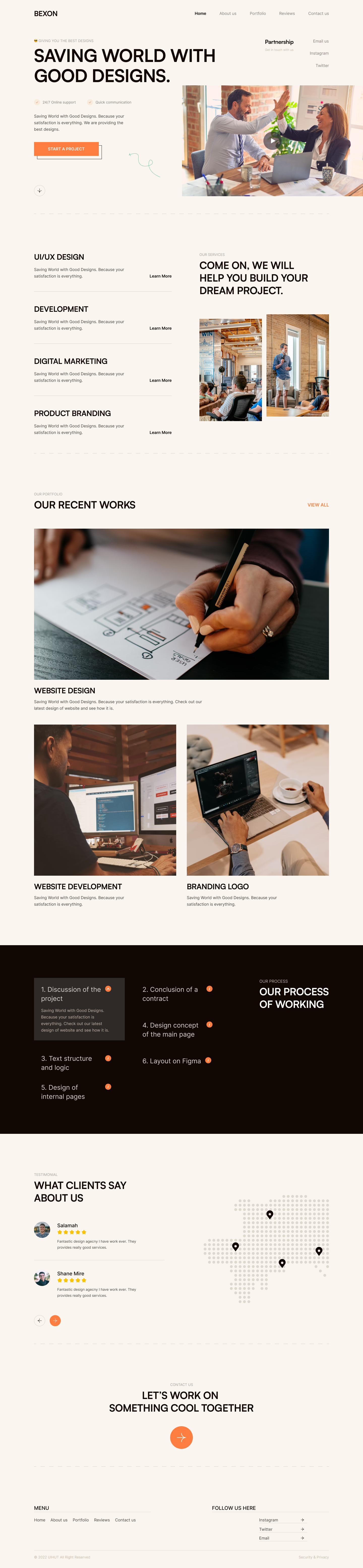 Bexon – Creative Agency & Portfolio UI Kit