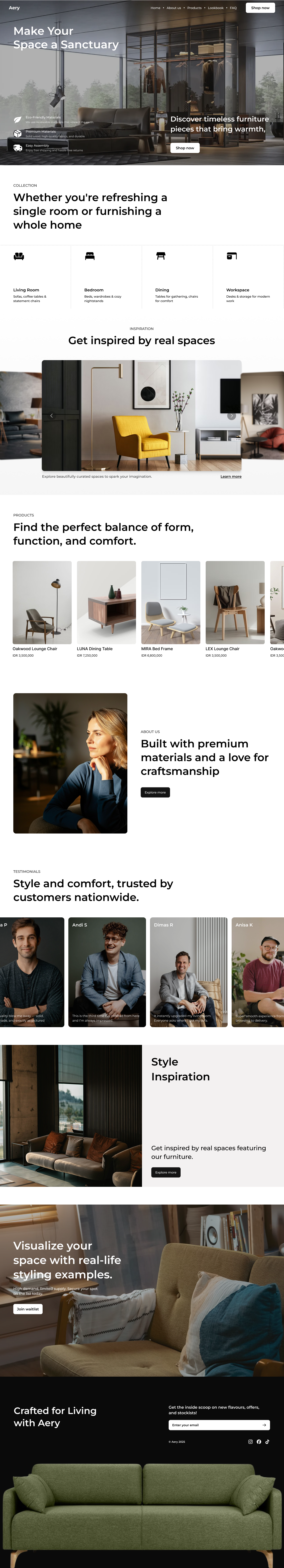 Aery – Timeless Furniture for Inspired Living