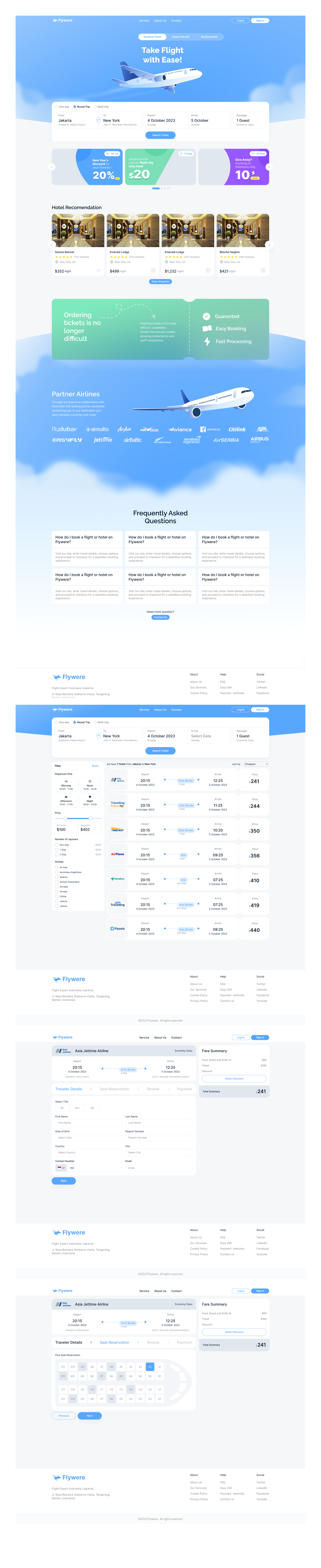 Flywere – Travel Booking Website