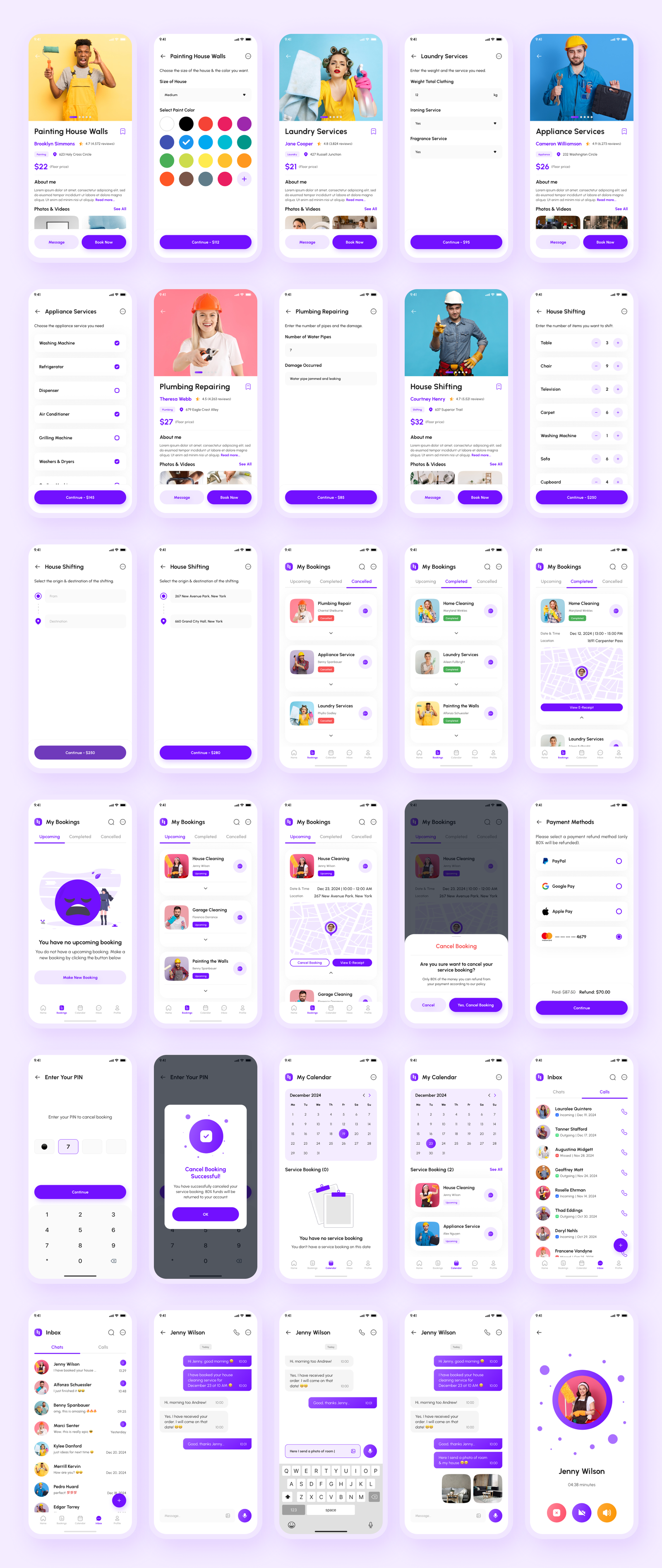Hamo – Smart & Stylish Home Service App UI Kit