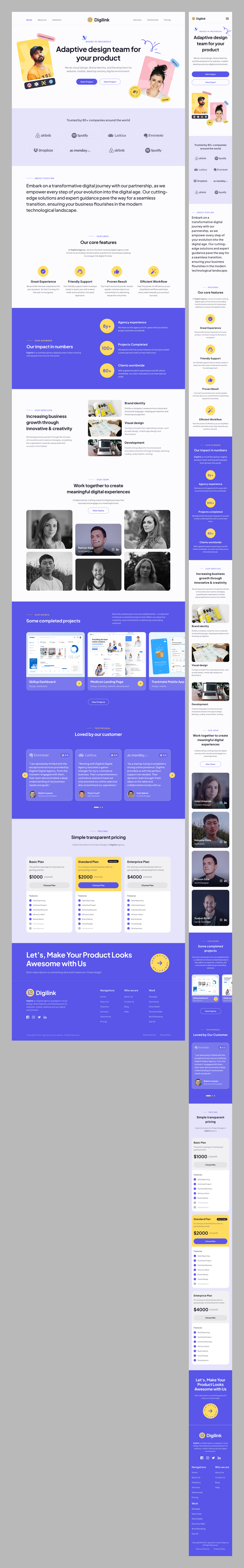 Digital Agency Landing Page