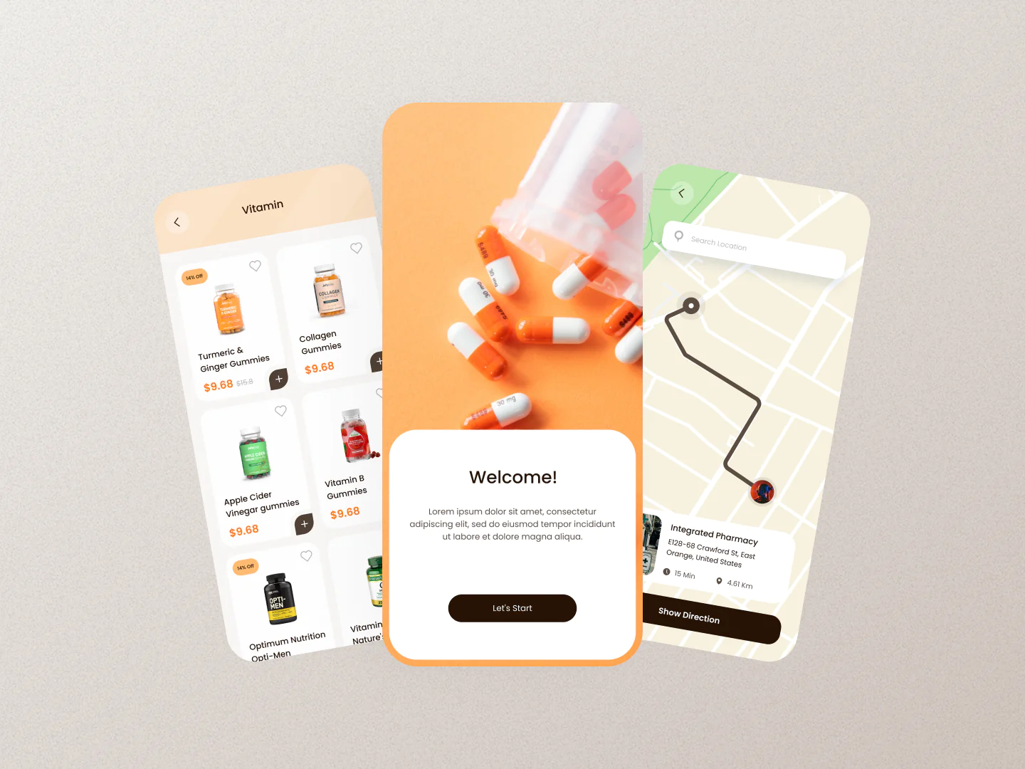 Pharmacy App Design
