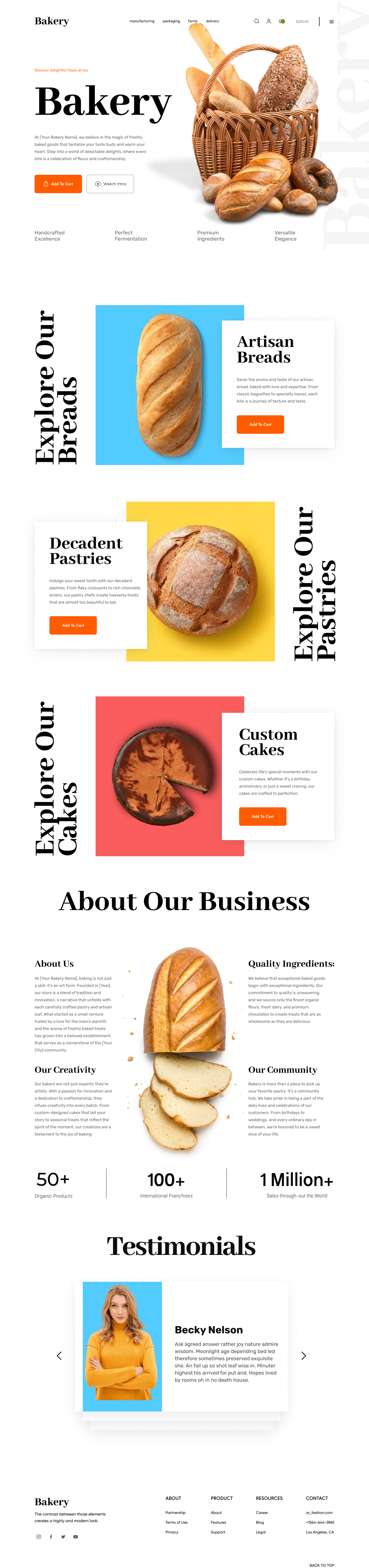 Bakery Store Website