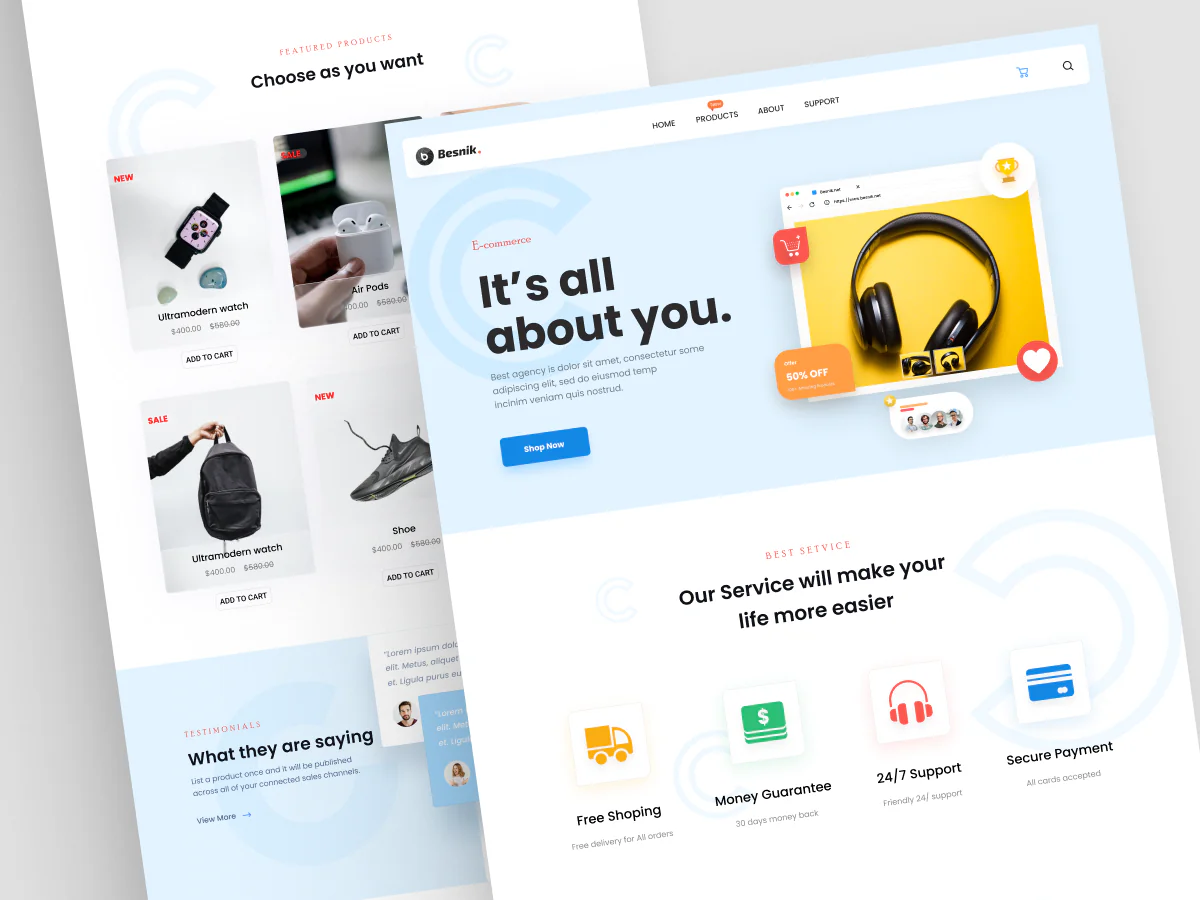 E-Commerce Website Design