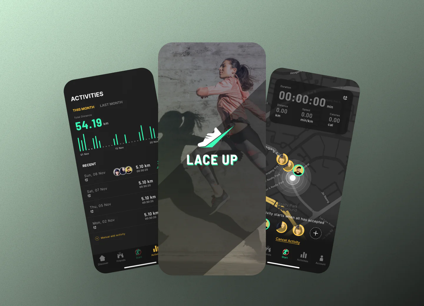 Fitness & Running App Design