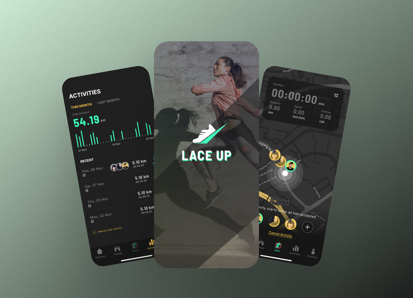 Fitness & Running App Design