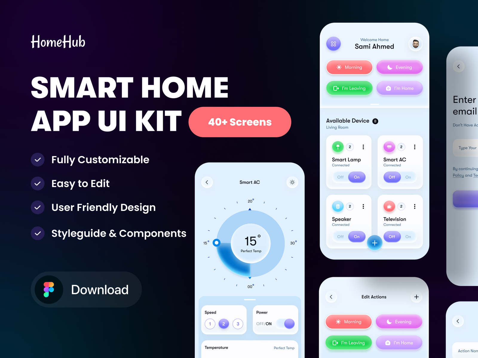 Smart Home App Design