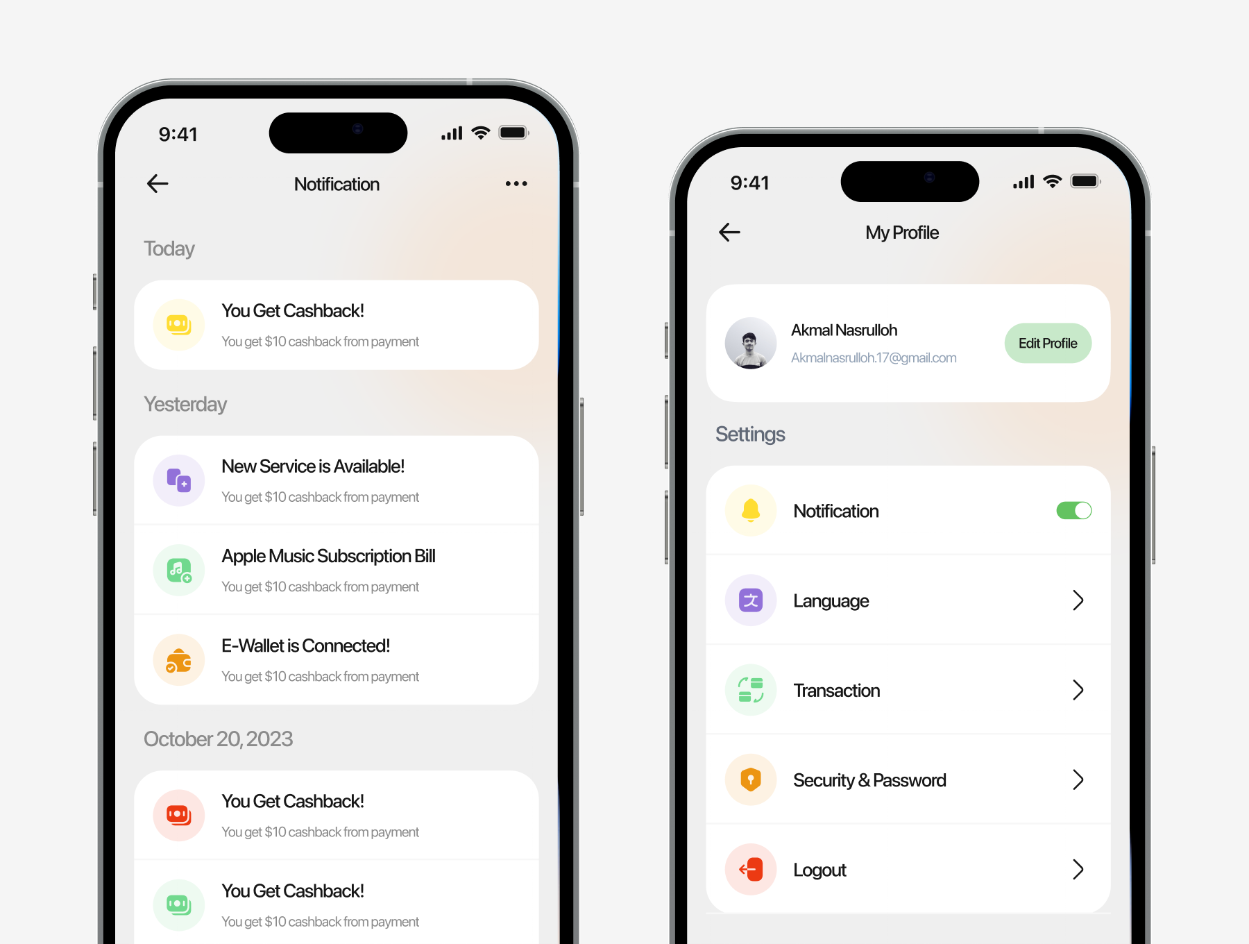 Finance Mobile App
