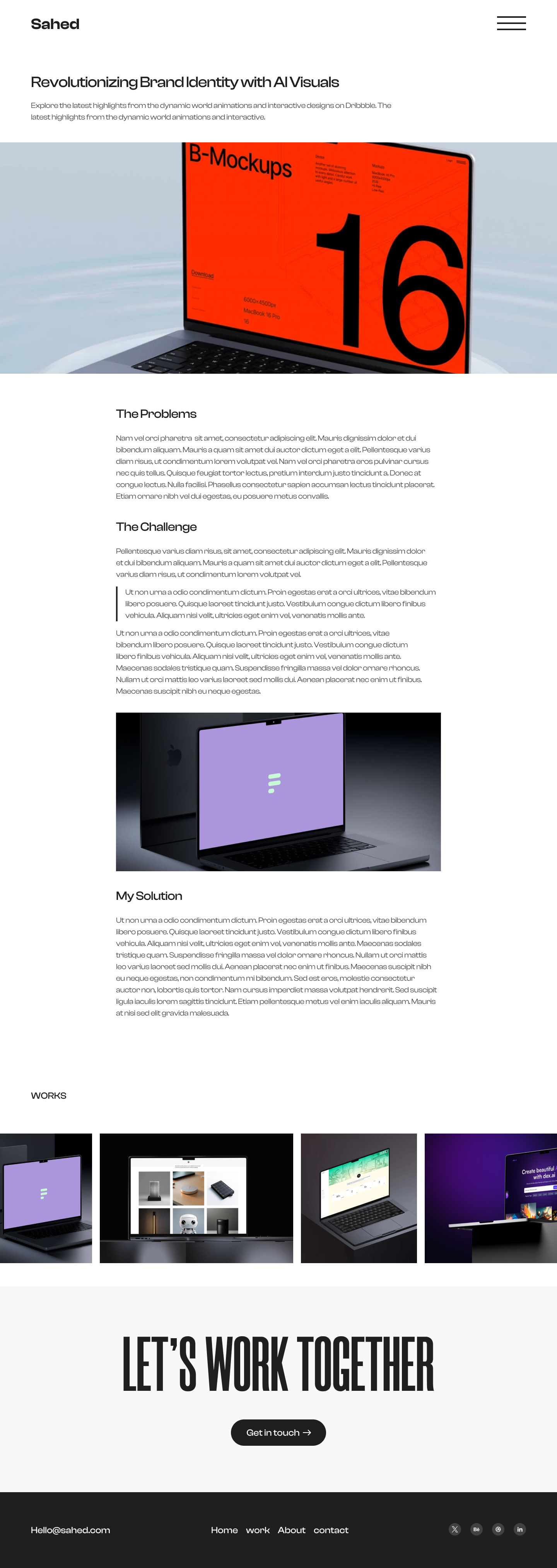 Portfolio Web Design