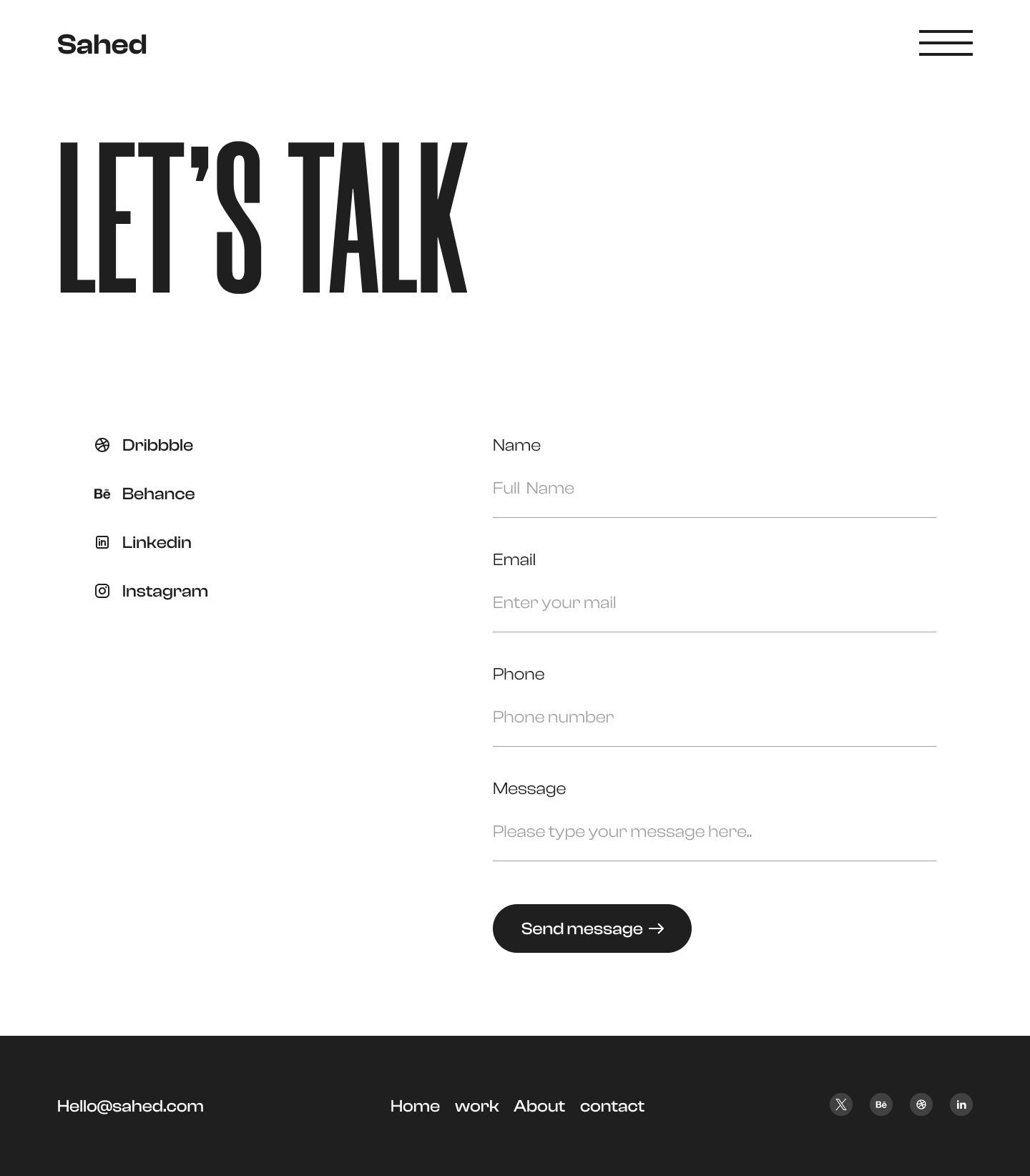 Portfolio Web Design