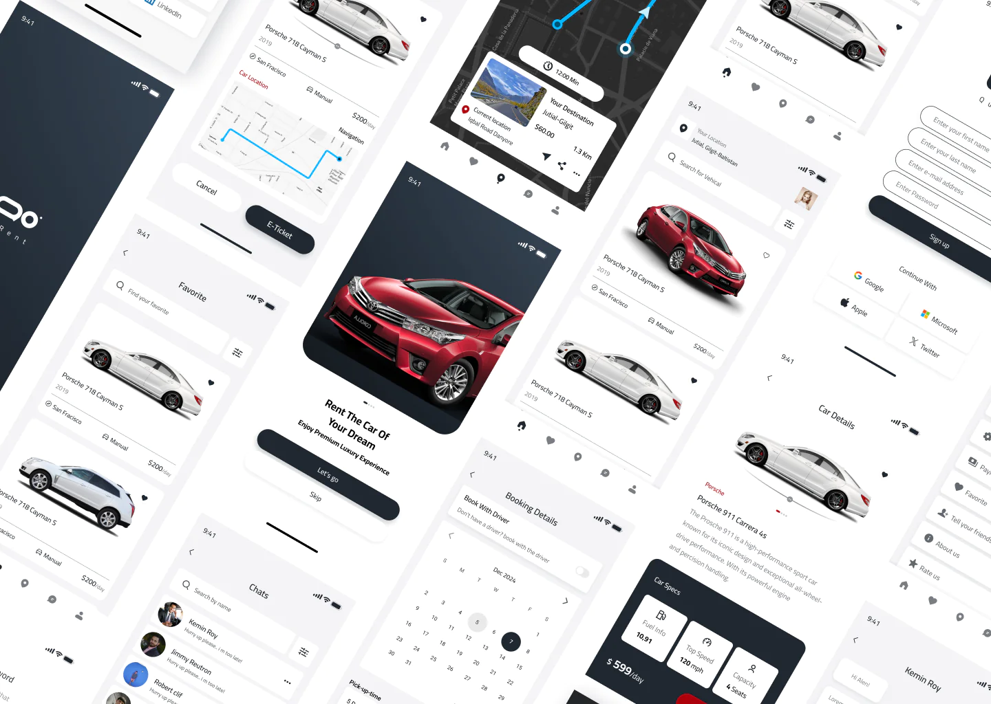 Car Rental App uikit
