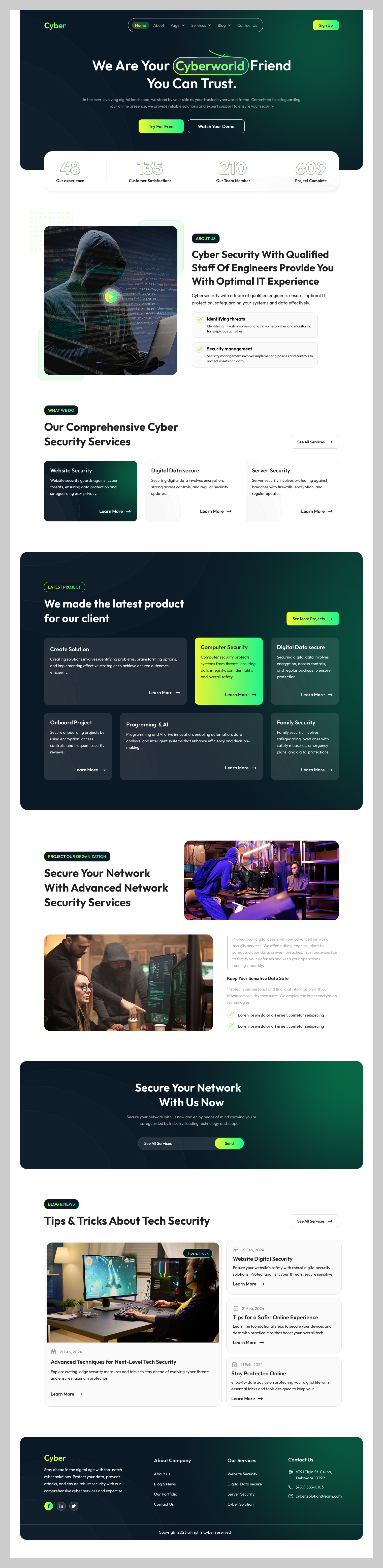 Cyber Security Website