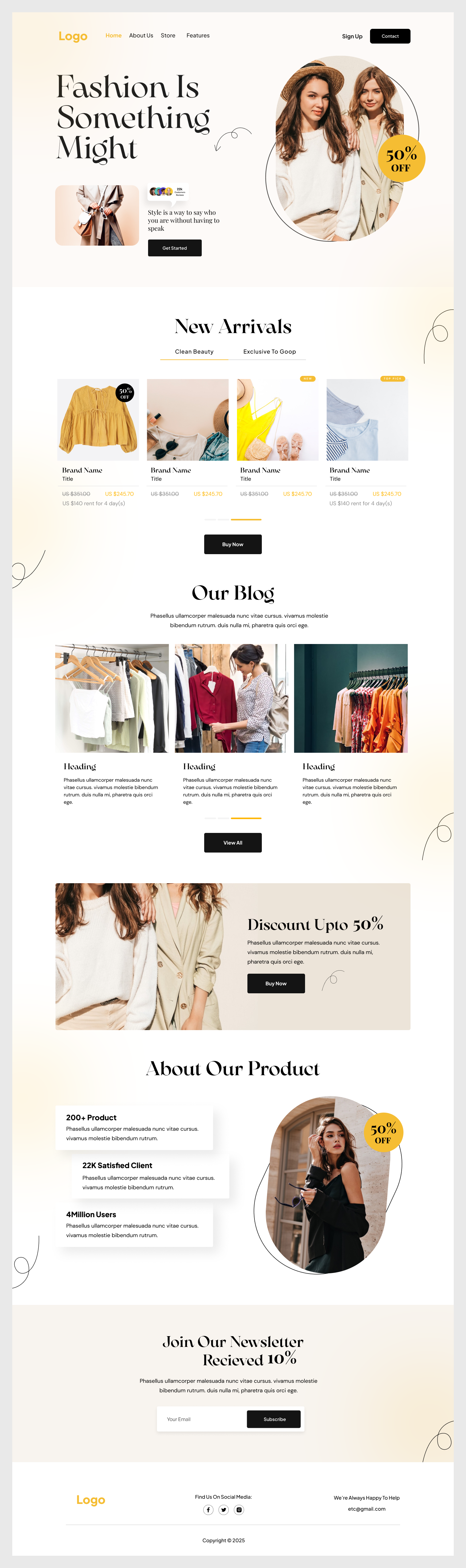 Fashion E-commerce Website