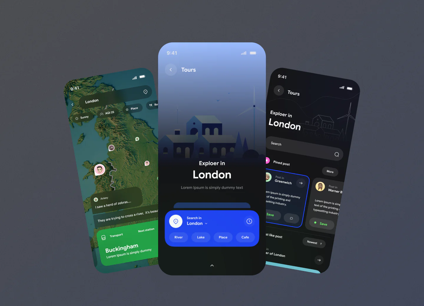 Travelling App UI Design