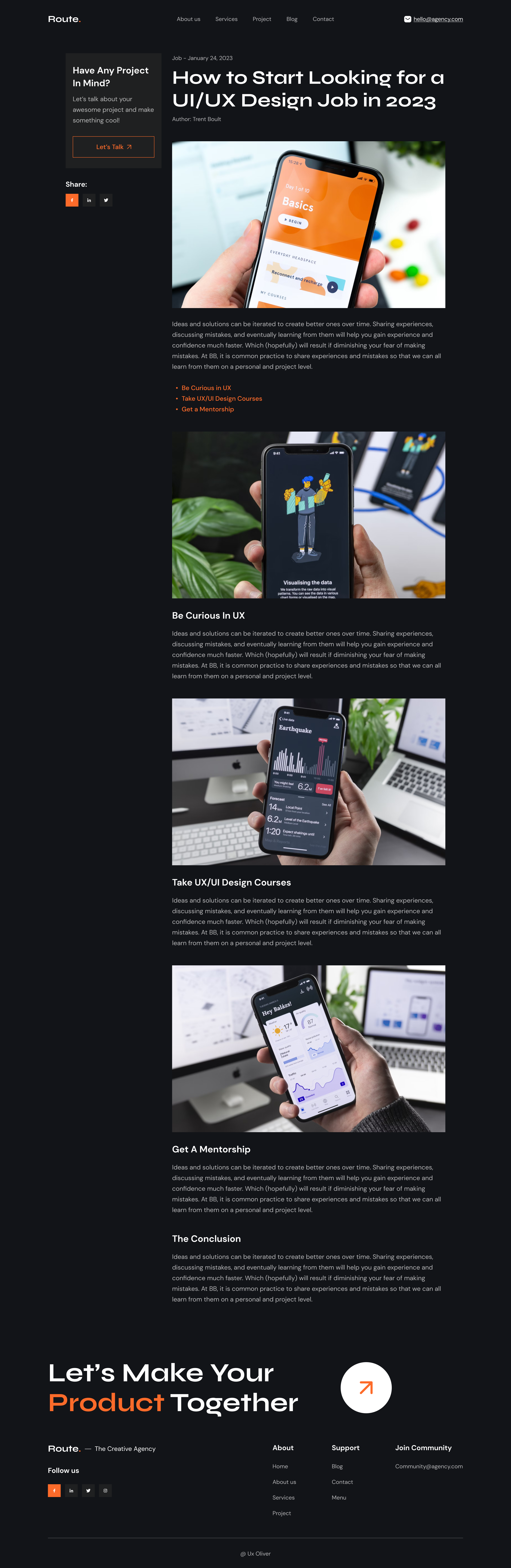 Digital Agency Website