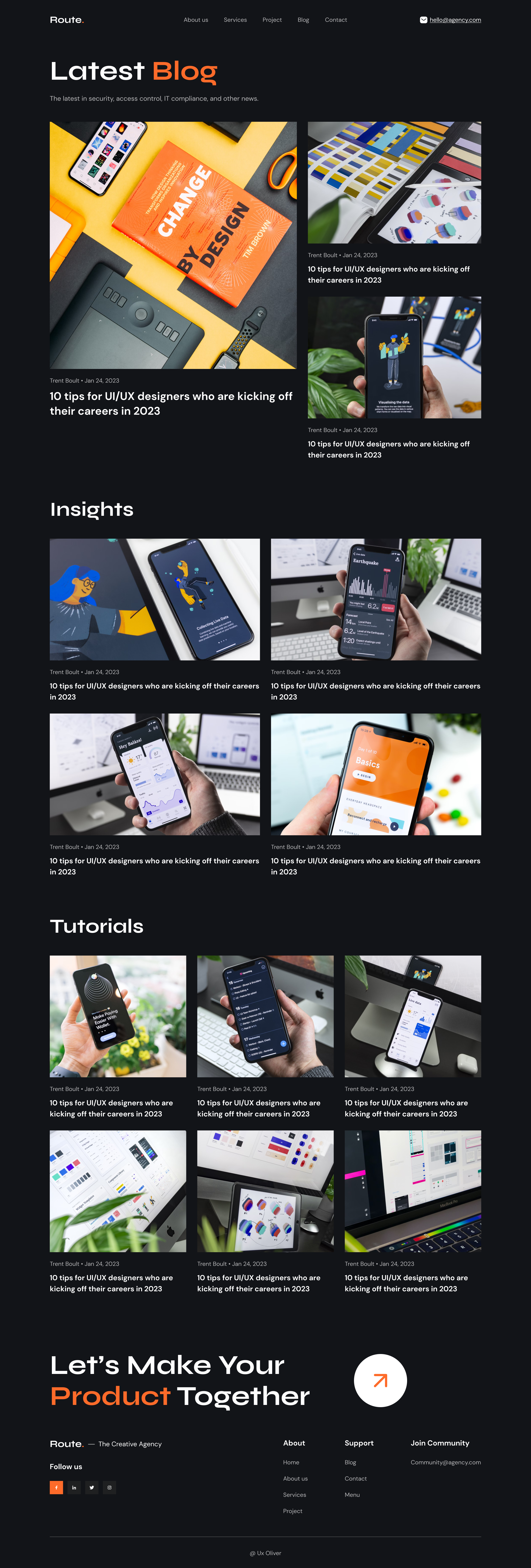 Digital Agency Website