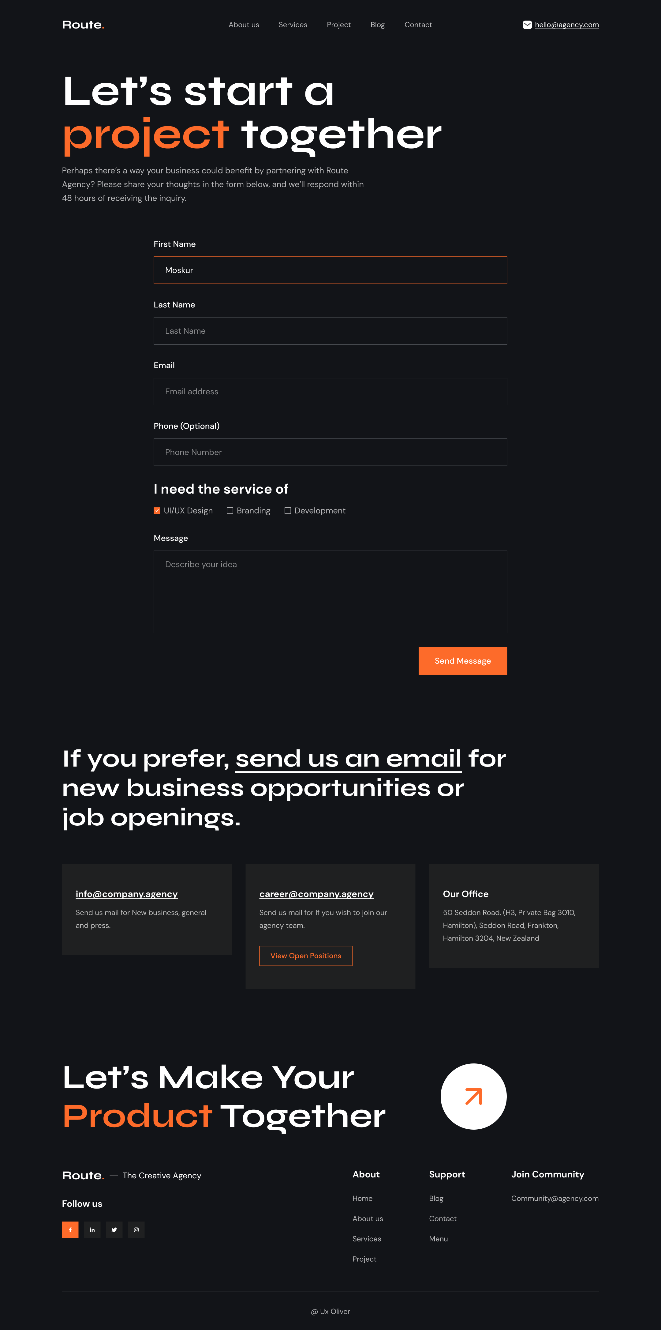Digital Agency Website