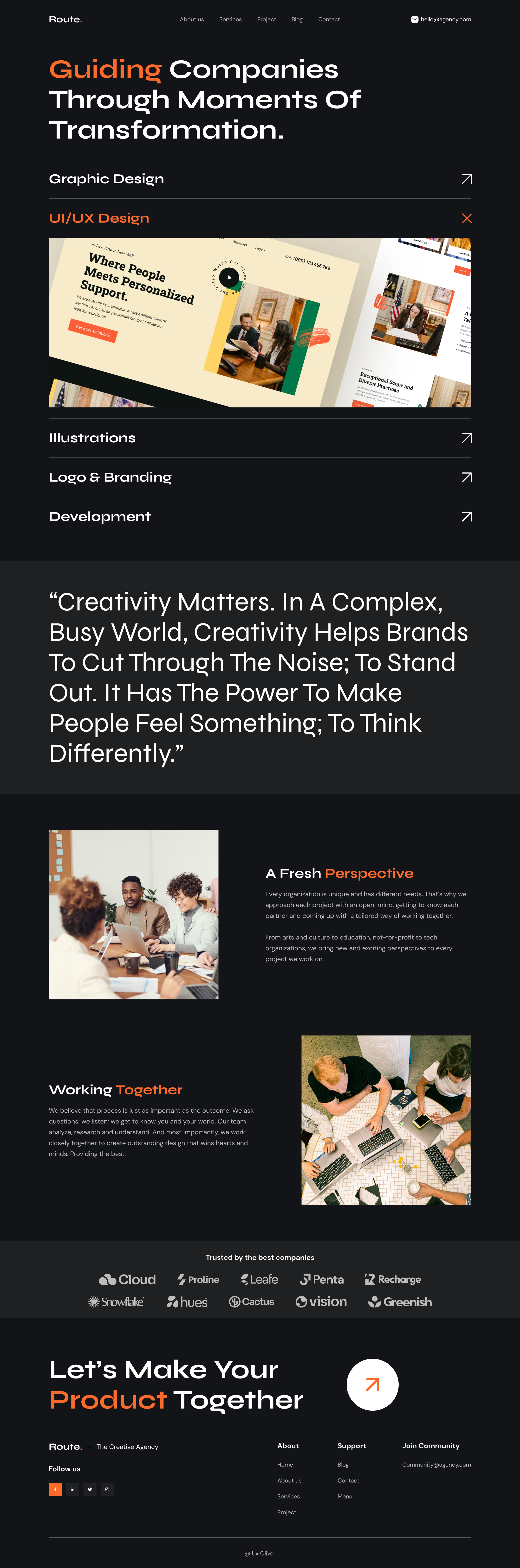 Digital Agency Website