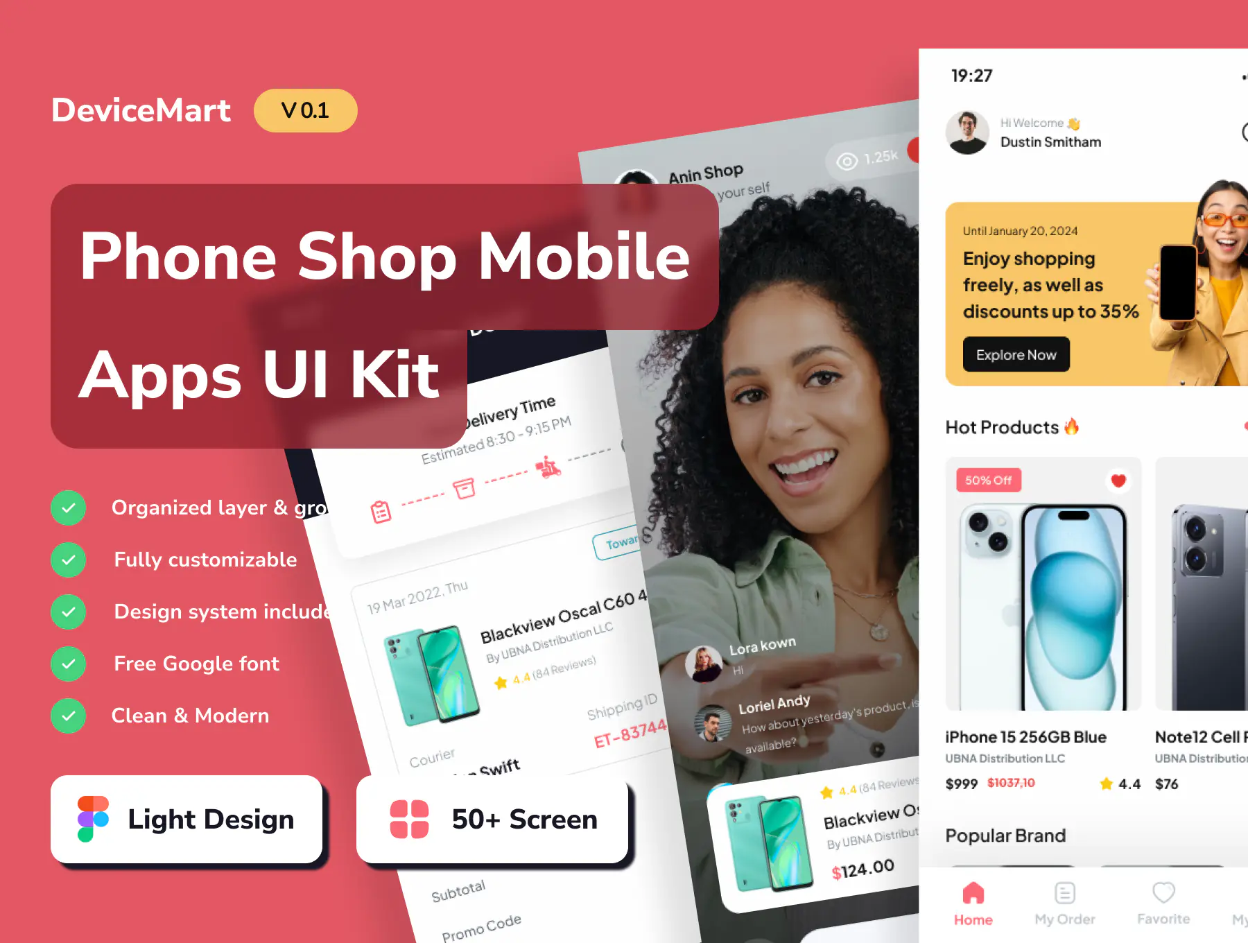 Mobile Shop App UI Kit