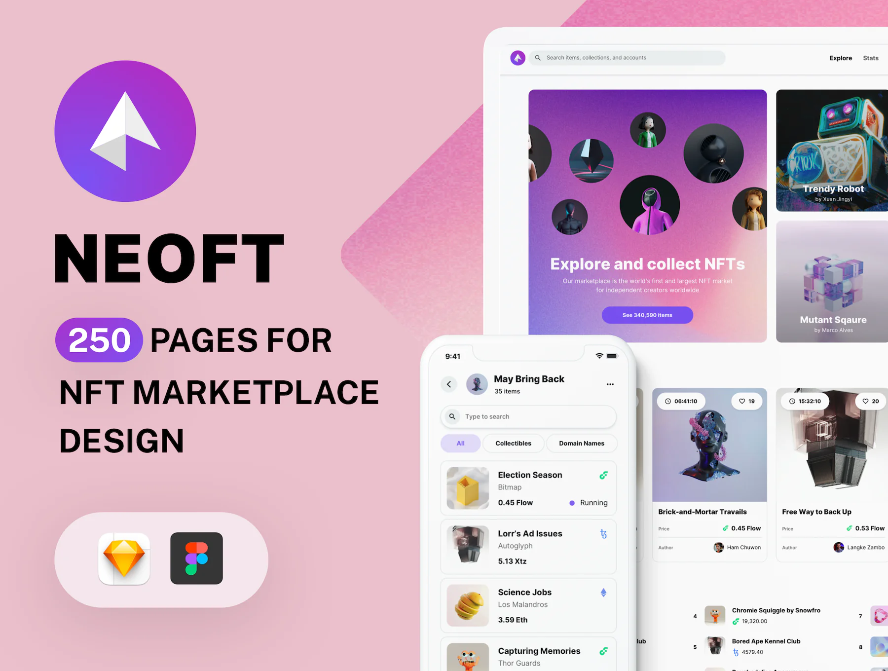 NFT Marketplace Web Design