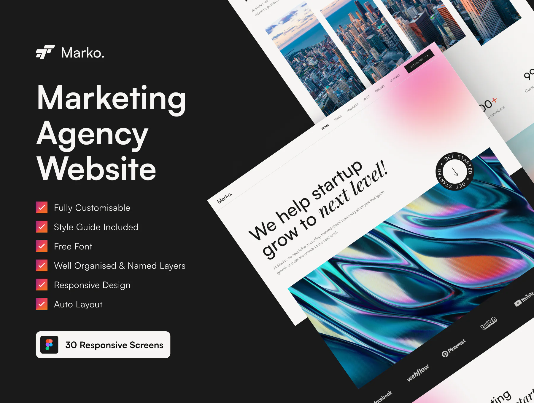 Marketing Agency Web UI Kit