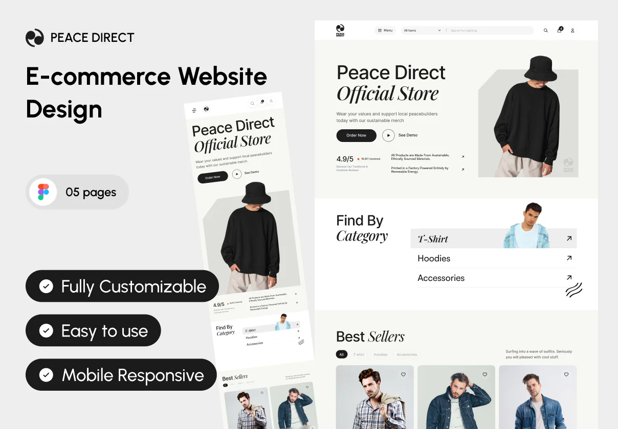 Ecommerce Web UI design