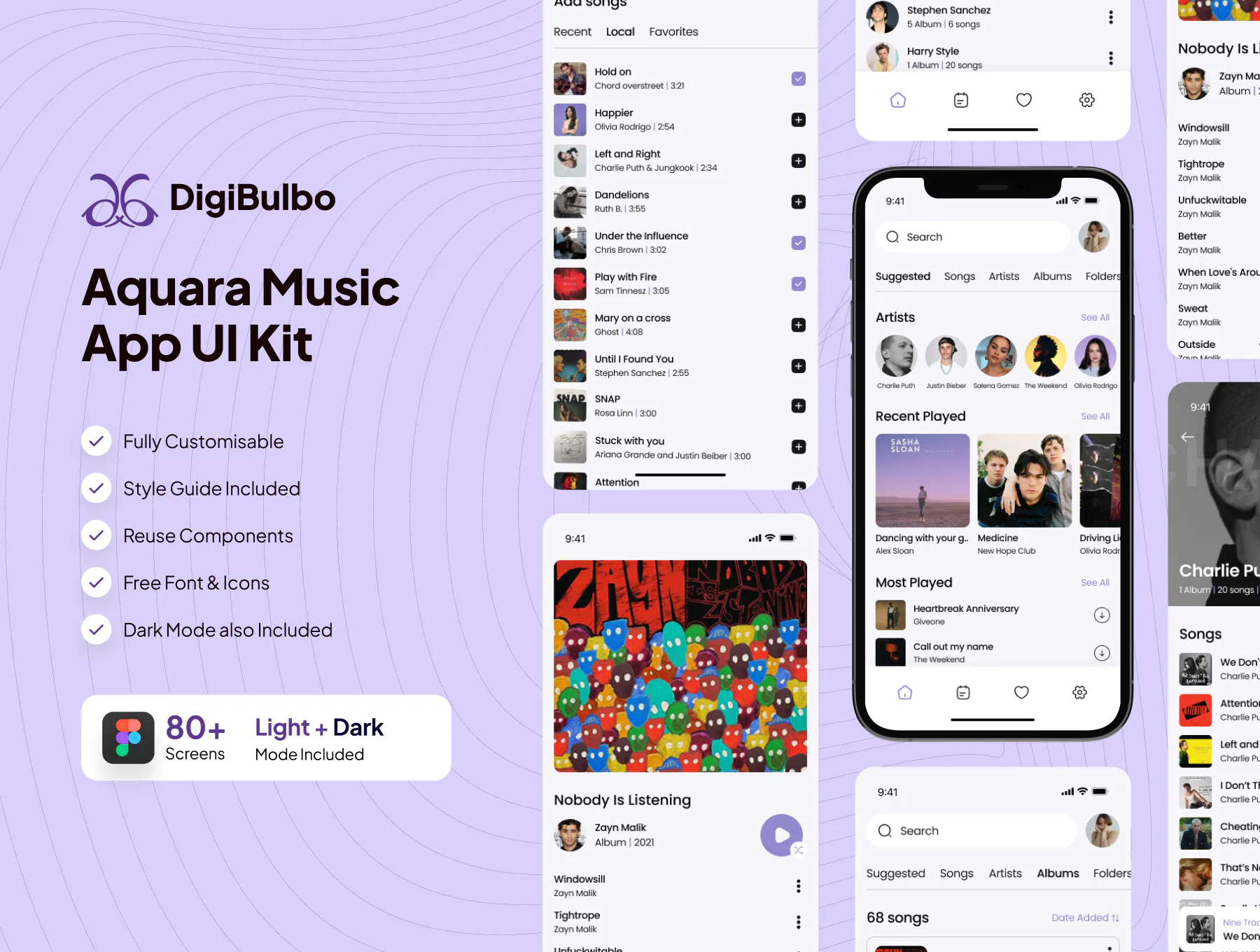 Music Player App UI Kit
