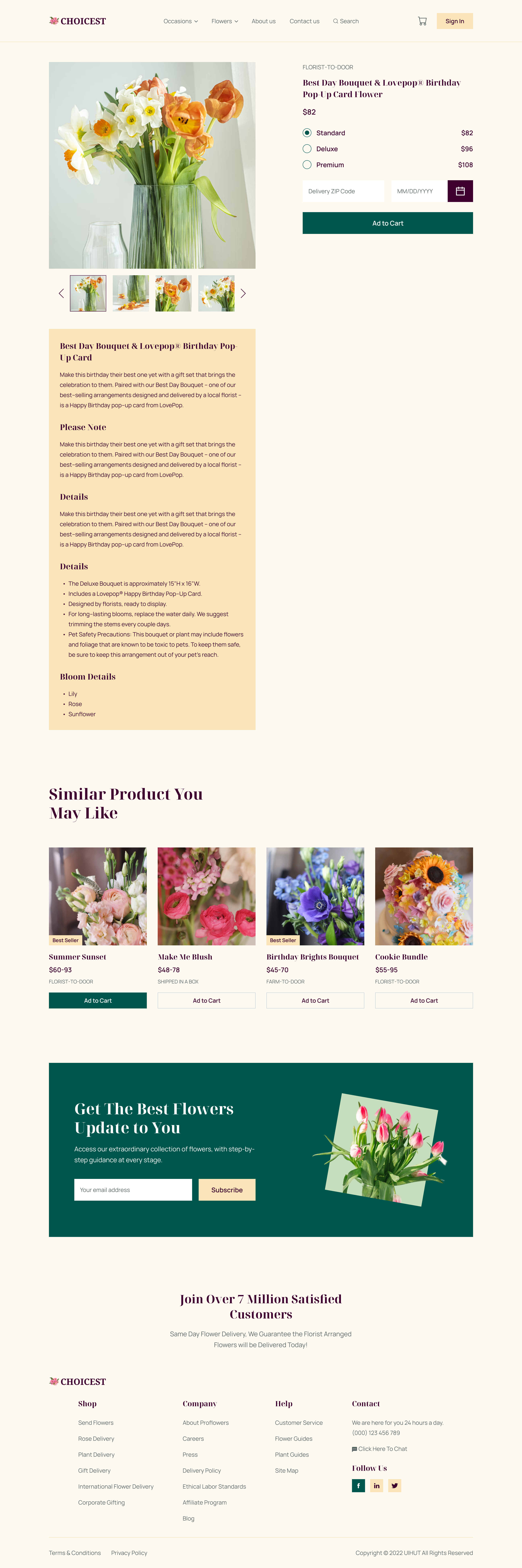Flower Shop eCommerce Website