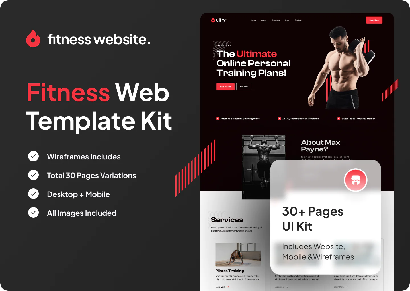 Sports Fitness Website