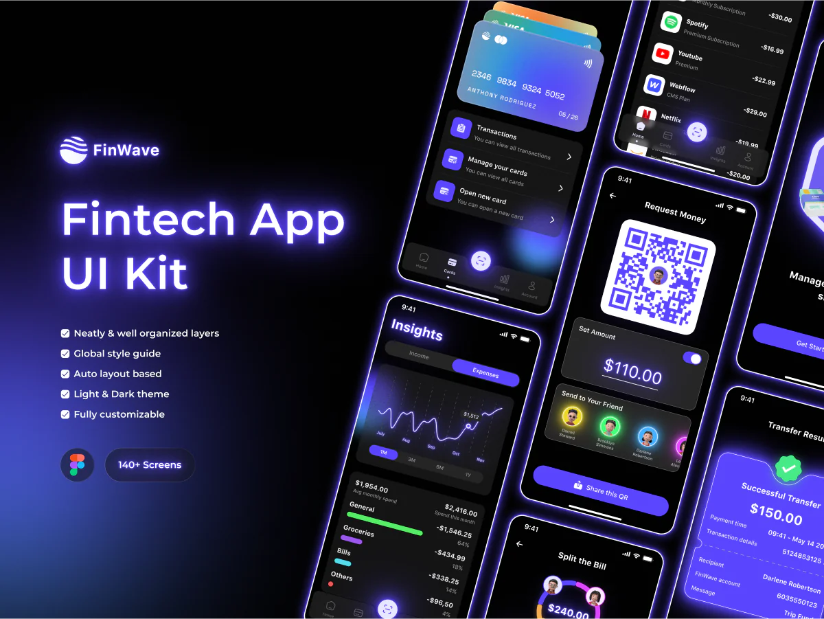 Fintech app uikit 1