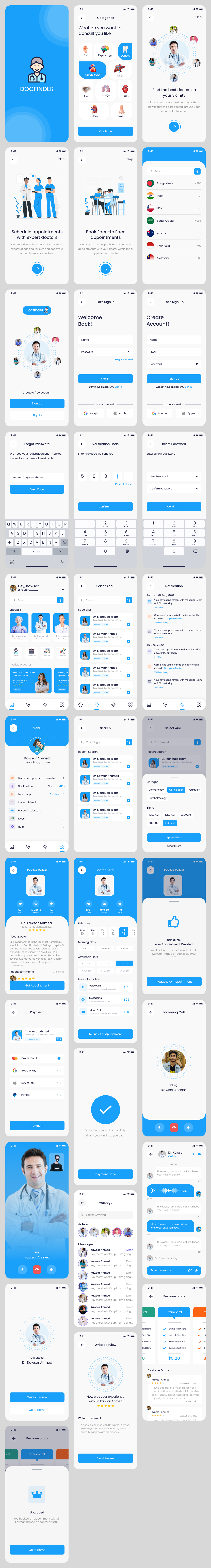 Doctor appointment app