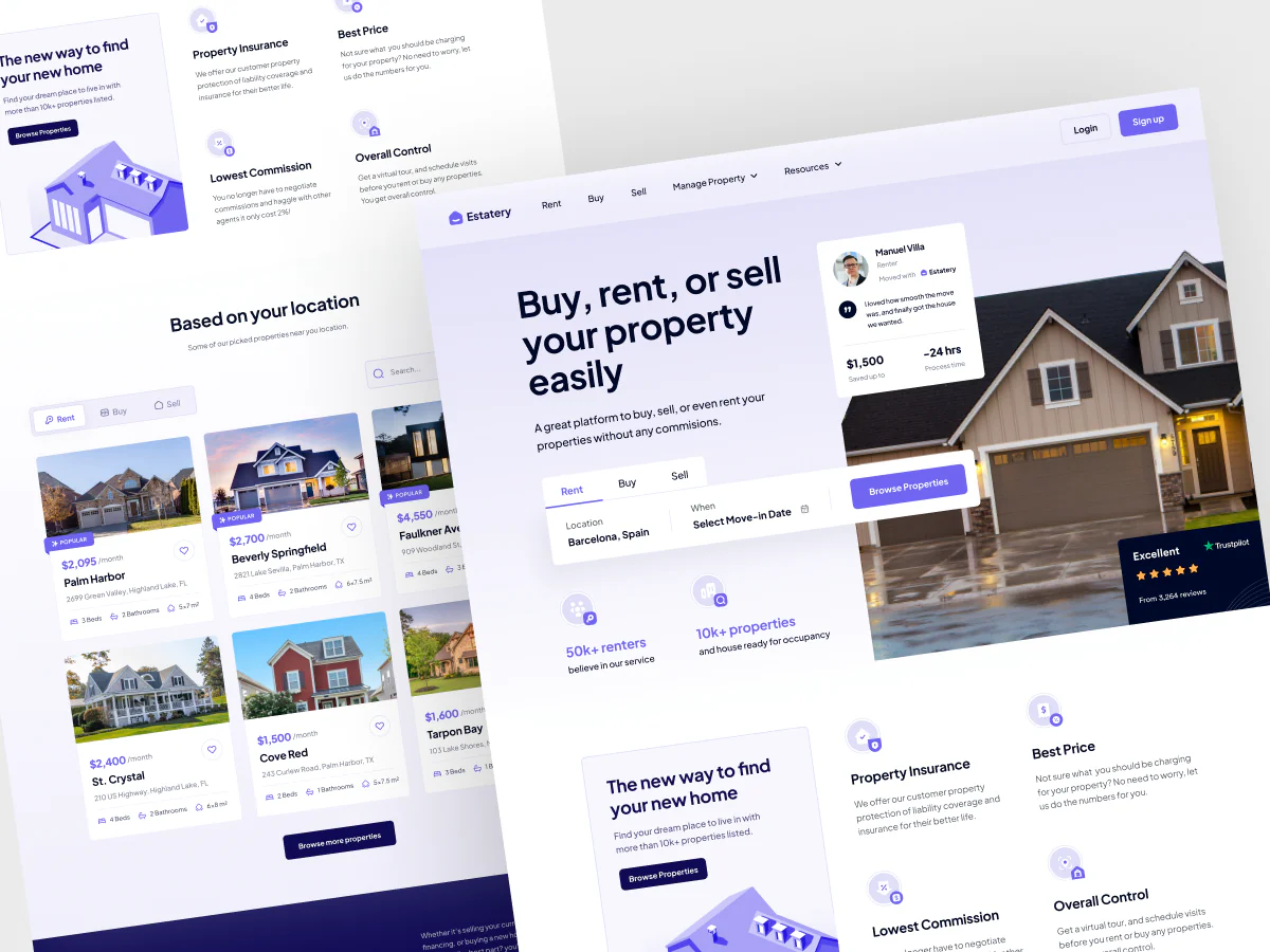 Real estate web