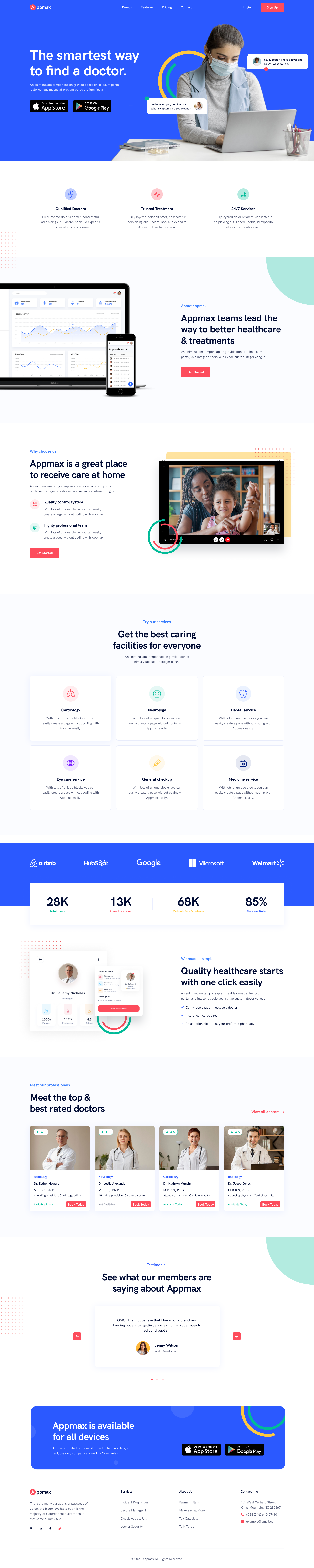 Doctor website