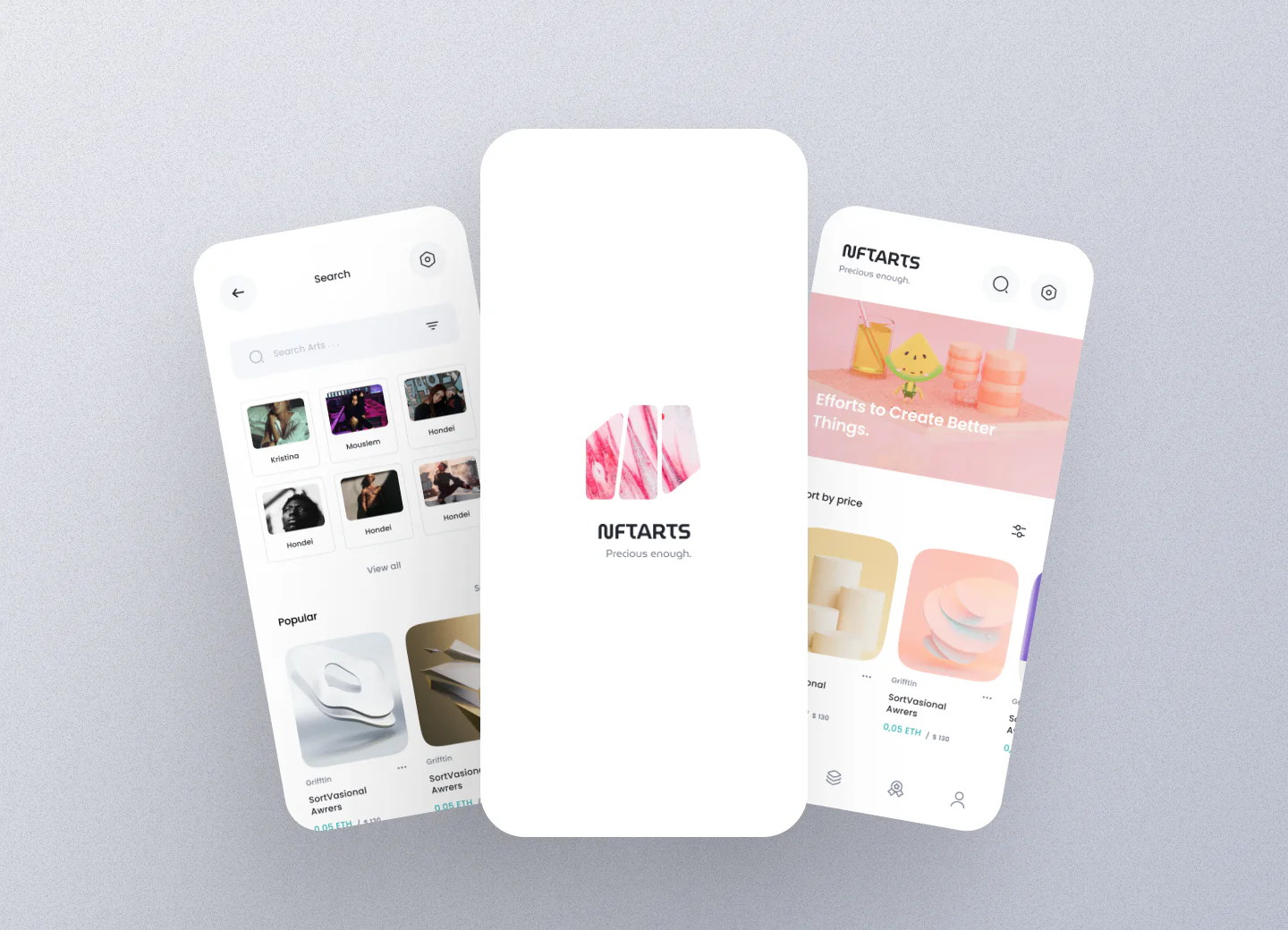 NFT Marketplace Mobile App Design