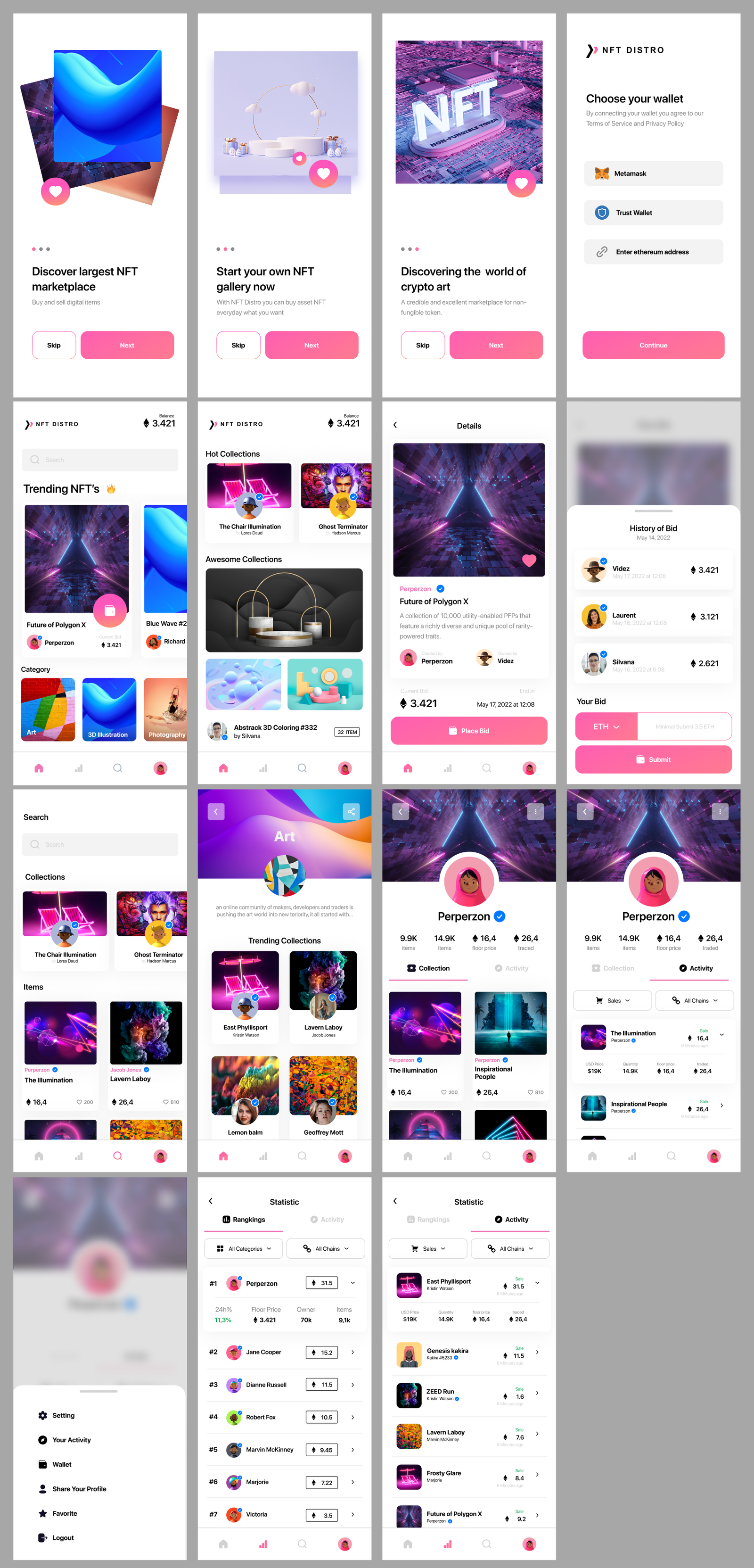 NFT Marketplace Mobile App