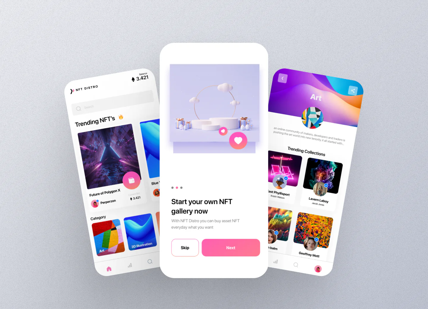 NFT Marketplace Mobile App
