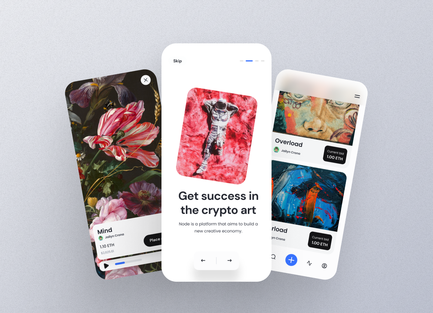 NFT Market Mobile App Design