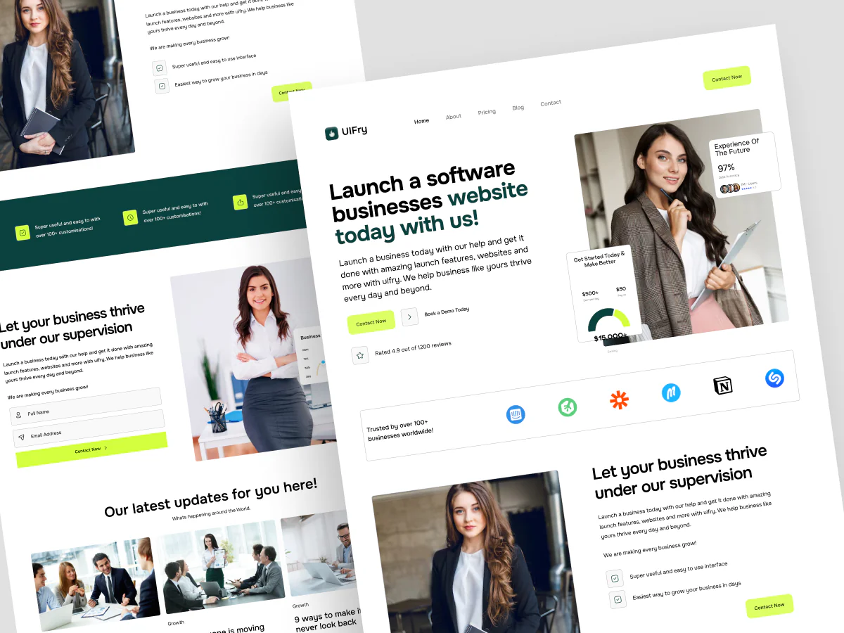 Business website